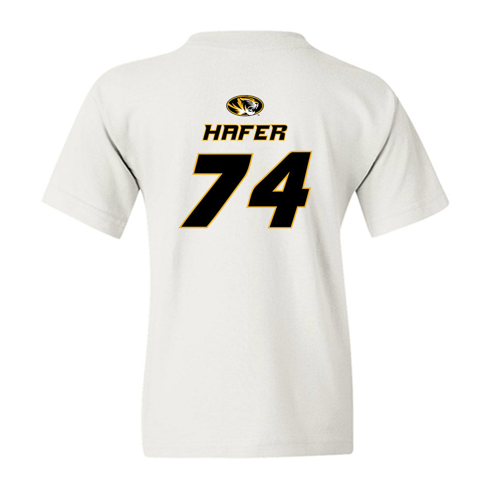 Missouri - NCAA Football : Whit Hafer - Replica Shersey Youth T-Shirt-1