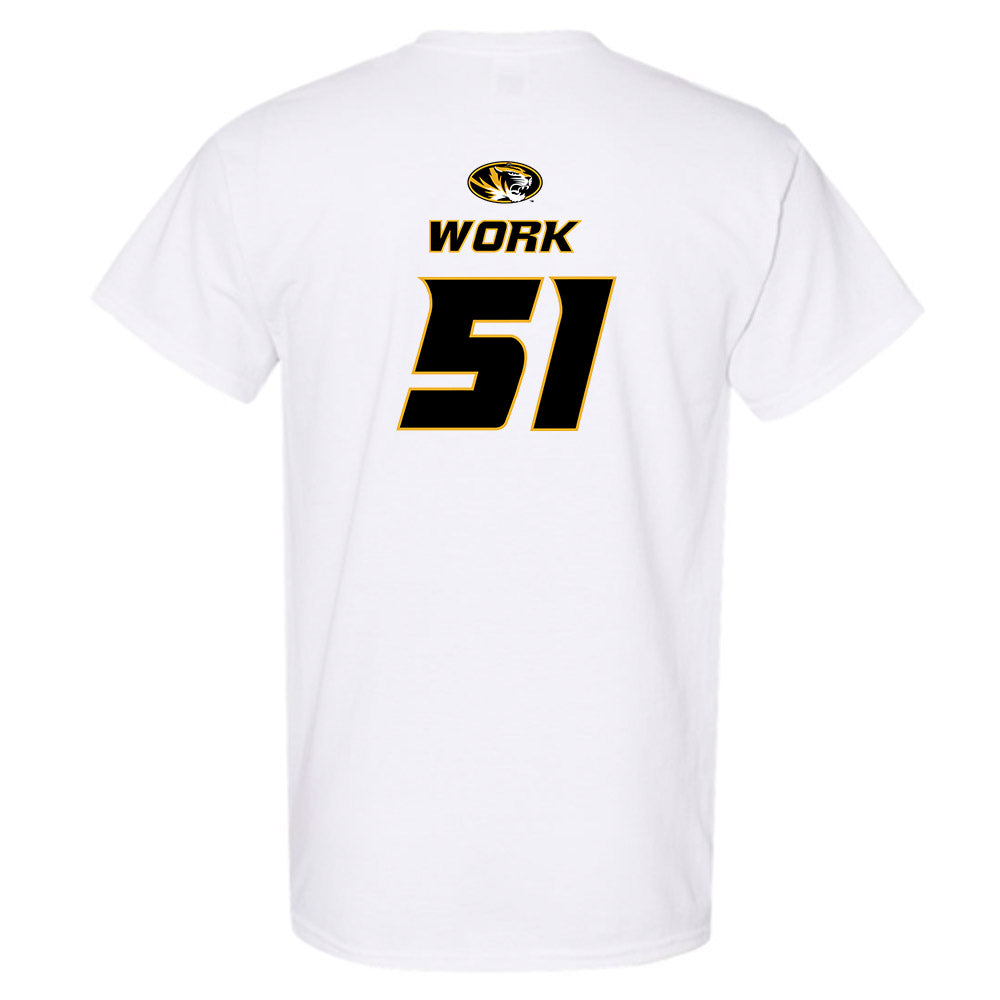 Missouri - NCAA Football : Luke Work - Replica Shersey T-Shirt-1