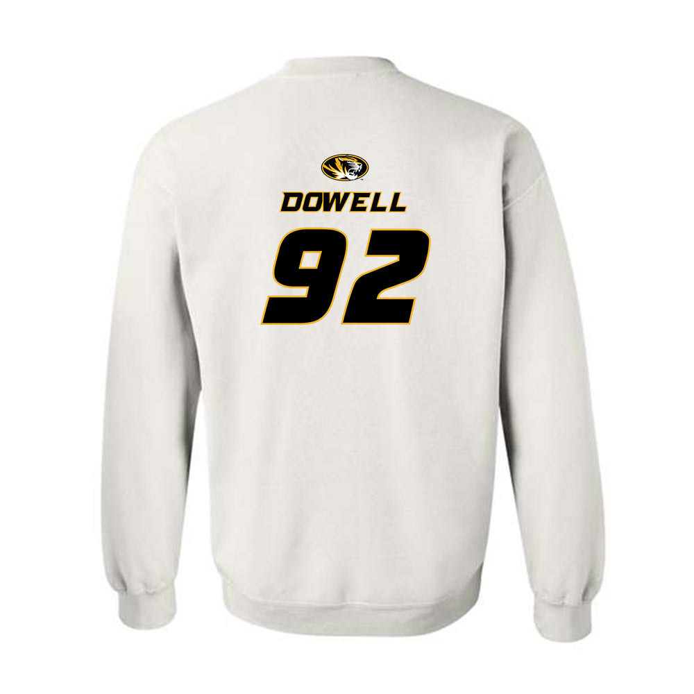 Missouri - NCAA Football : Jason Dowell - Replica Shersey Crewneck Sweatshirt-1
