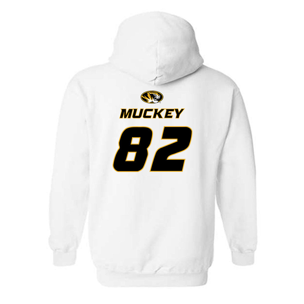 Missouri - NCAA Football : Logan Muckey - Replica Shersey Hooded Sweatshirt-1