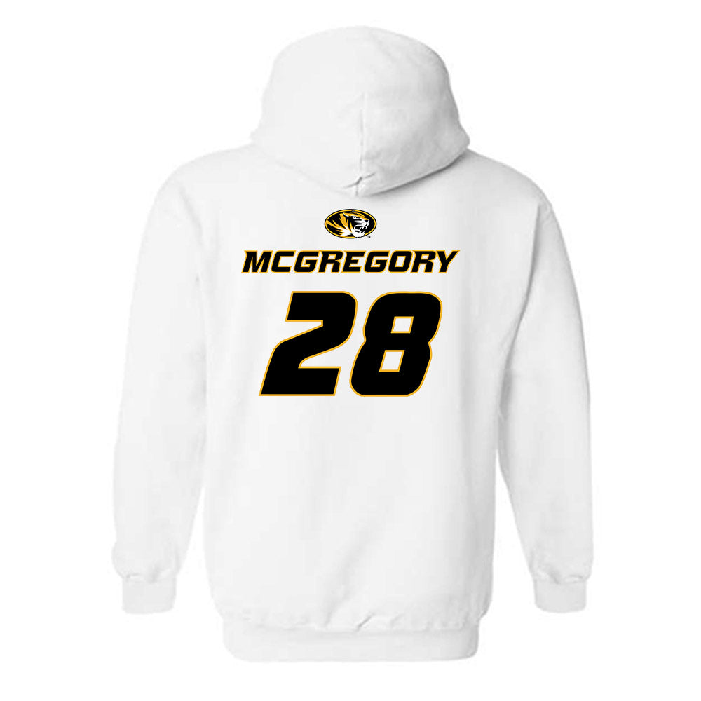 Missouri - NCAA Football : Jayden Mcgregory - Replica Shersey Hooded Sweatshirt-1