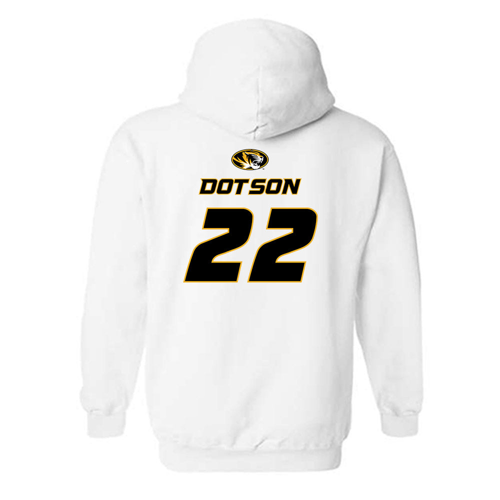 Missouri - NCAA Football : Elijah Dotson - Replica Shersey Hooded Sweatshirt-1