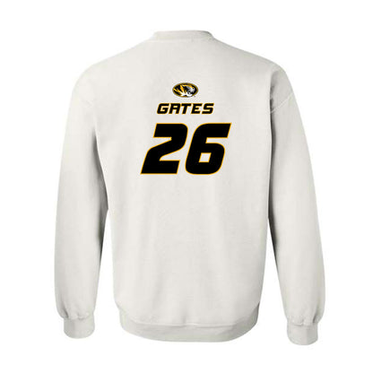 Missouri - NCAA Football : Jaxson Gates - Replica Shersey Crewneck Sweatshirt-1
