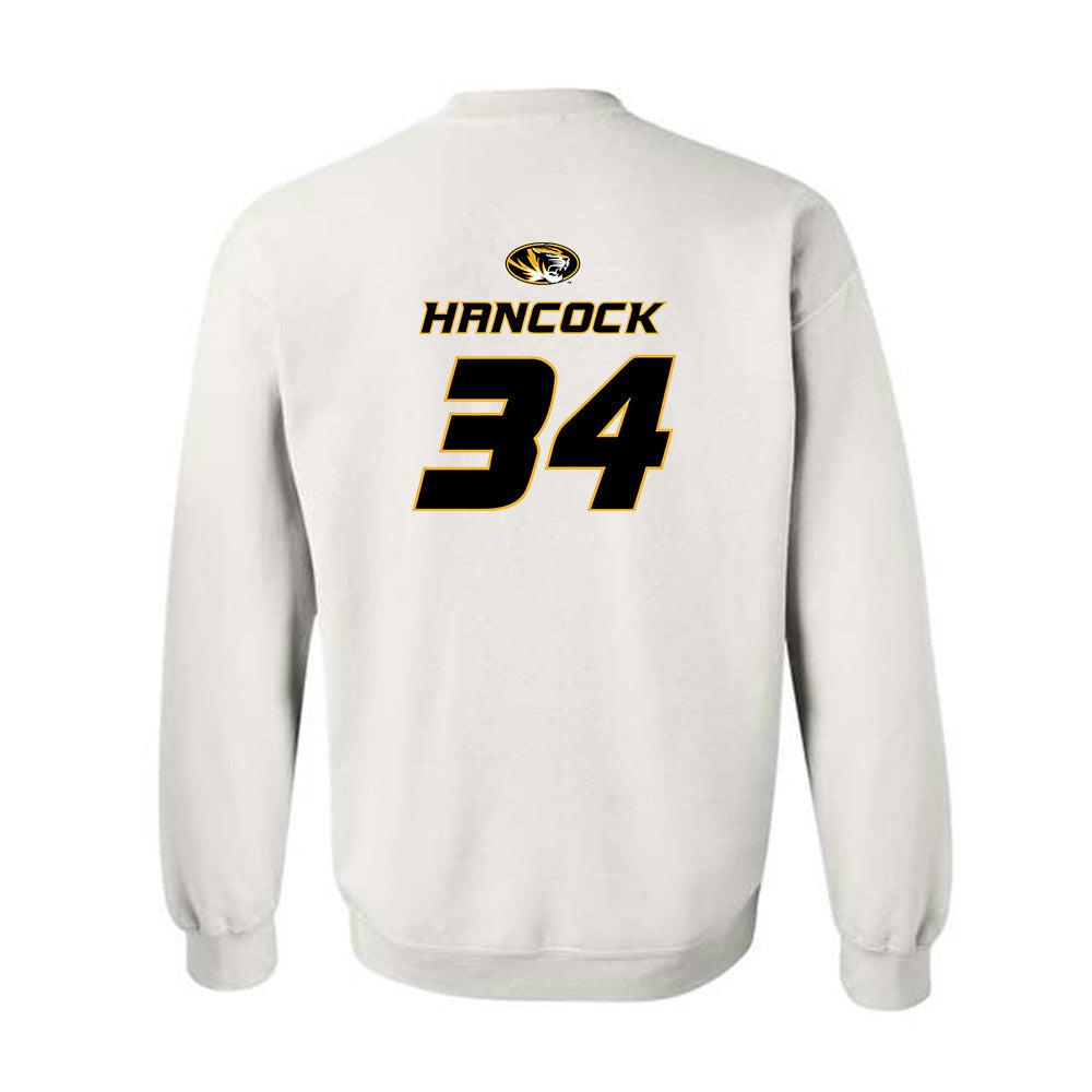 Missouri - NCAA Football : Jackson Hancock - Replica Shersey Crewneck Sweatshirt-1