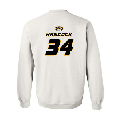 Missouri - NCAA Football : Jackson Hancock - Replica Shersey Crewneck Sweatshirt-1