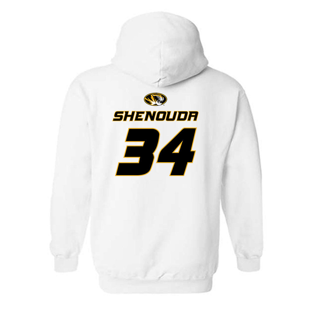 Missouri - NCAA Football : Mark Shenouda - Replica Shersey Hooded Sweatshirt-1
