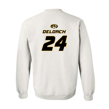 Missouri - NCAA Football : Nicholas DeLoach - Replica Shersey Crewneck Sweatshirt-1