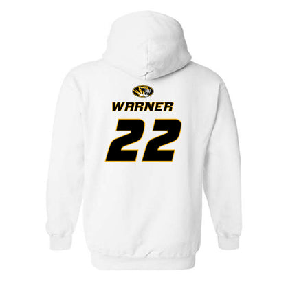 Missouri - NCAA Football : Maxwell Warner - Replica Shersey Hooded Sweatshirt-1