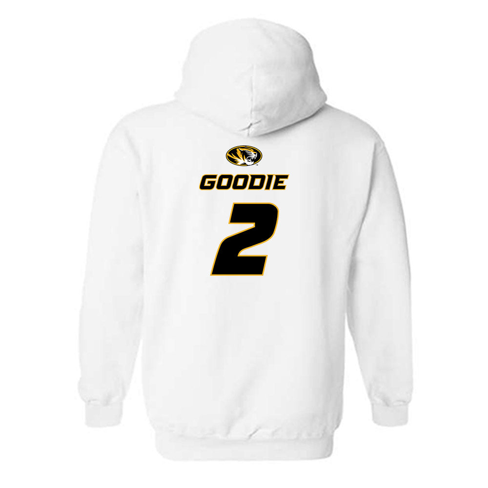 Missouri - NCAA Football : Caleb Goodie - Replica Shersey Hooded Sweatshirt-1