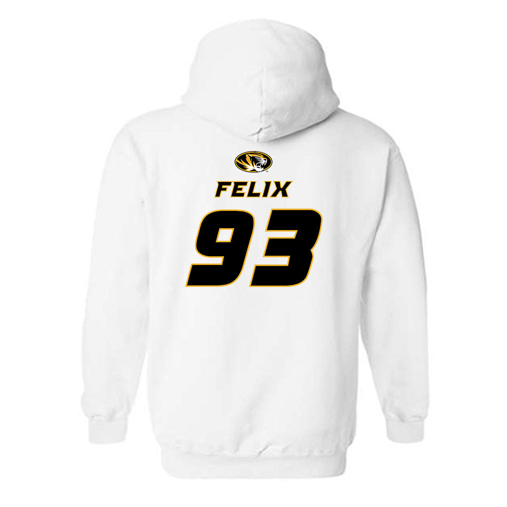 Missouri - NCAA Football : Jocques Felix - Replica Shersey Hooded Sweatshirt-1