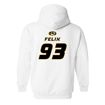 Missouri - NCAA Football : Jocques Felix - Replica Shersey Hooded Sweatshirt-1