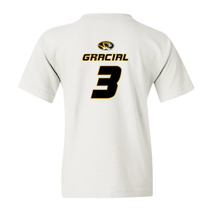 Missouri - NCAA Football : Marquis Gracial - Replica Shersey Youth T-Shirt-1