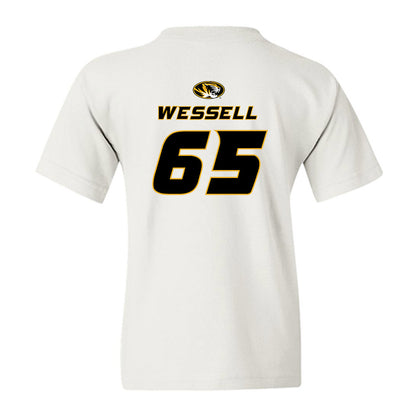 Missouri - NCAA Football : Brysen Wessell - Replica Shersey Youth T-Shirt-1