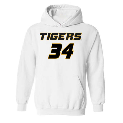 Missouri - NCAA Football : Jackson Hancock - Replica Shersey Hooded Sweatshirt-0
