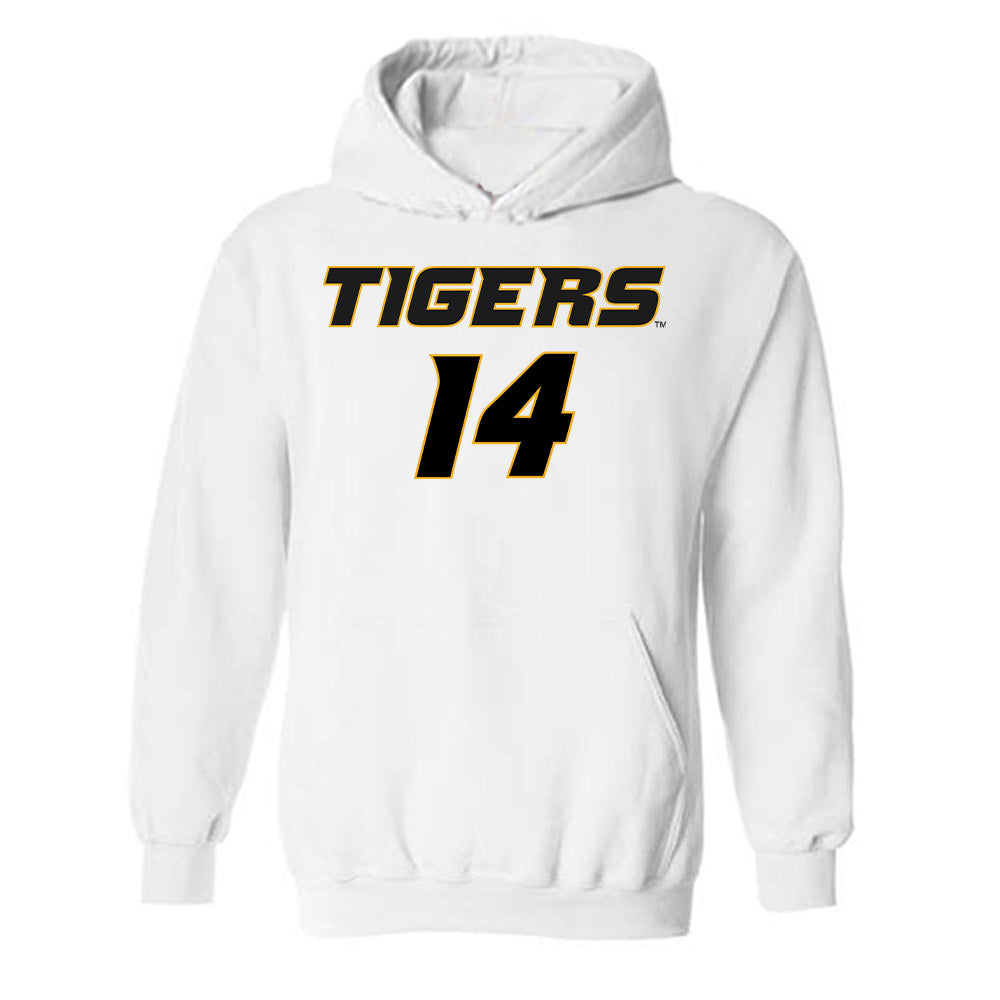 Missouri - NCAA Football : Brett Brown - Replica Shersey Hooded Sweatshirt-0
