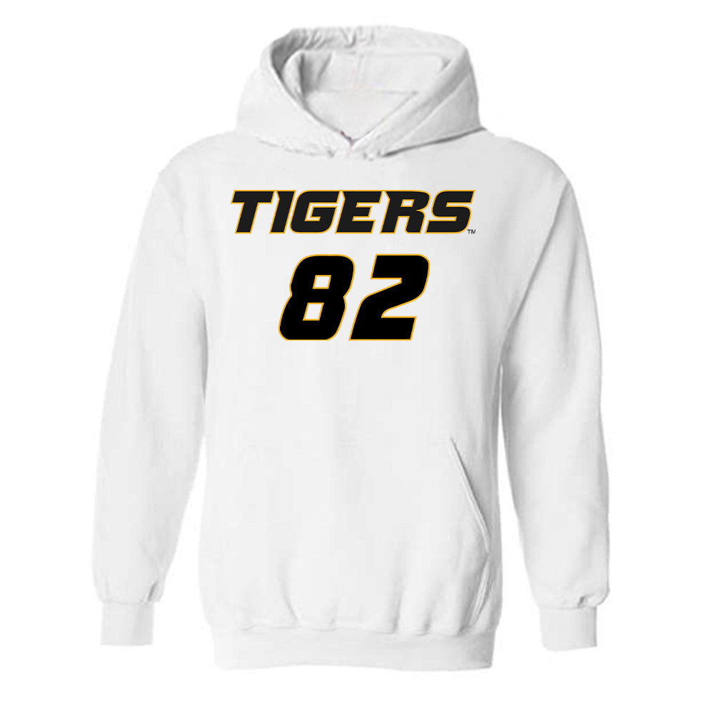 Missouri - NCAA Football : Logan Muckey - Replica Shersey Hooded Sweatshirt-0