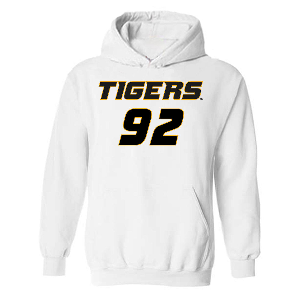 Missouri - NCAA Football : Jason Dowell - Replica Shersey Hooded Sweatshirt-0