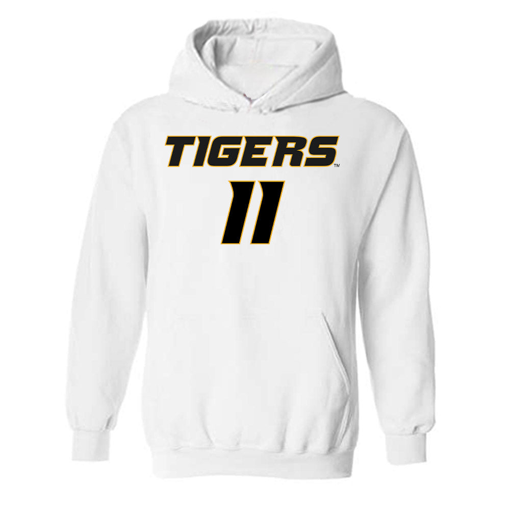 Missouri - NCAA Football : Langden Kitchen - Replica Shersey Hooded Sweatshirt-0