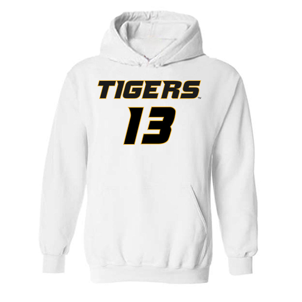 Missouri - NCAA Football : Jaden Jones - Replica Shersey Hooded Sweatshirt-0