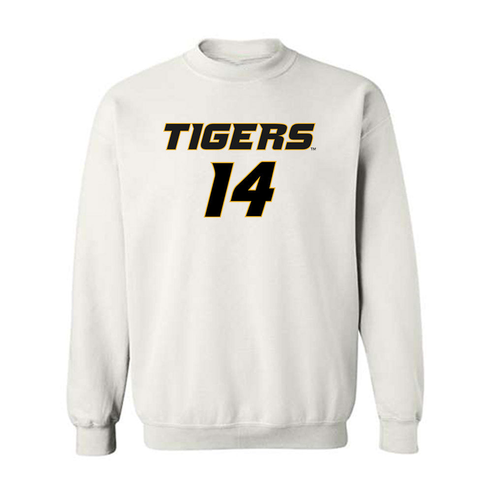 Missouri - NCAA Football : Brett Brown - Replica Shersey Crewneck Sweatshirt-0