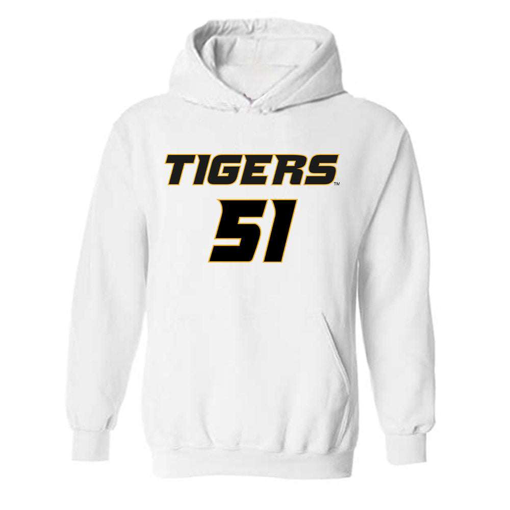 Missouri - NCAA Football : Luke Work - Replica Shersey Hooded Sweatshirt-0