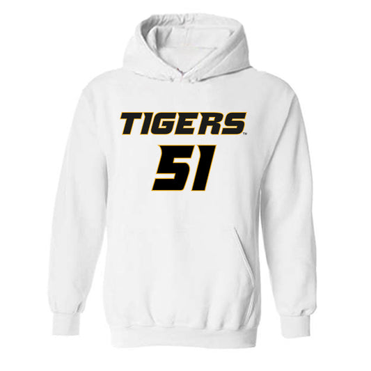 Missouri - NCAA Football : Luke Work - Replica Shersey Hooded Sweatshirt-0