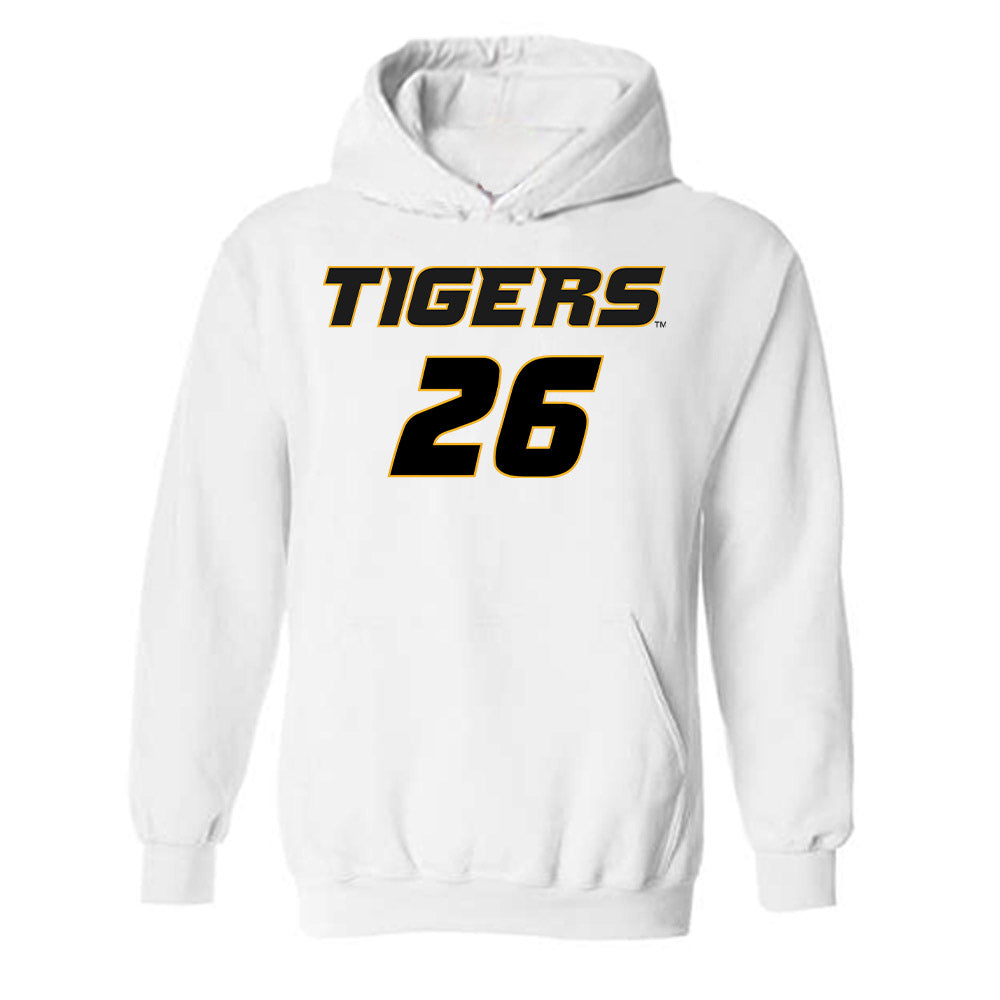 Missouri - NCAA Football : Brady Hultman - Replica Shersey Hooded Sweatshirt-0