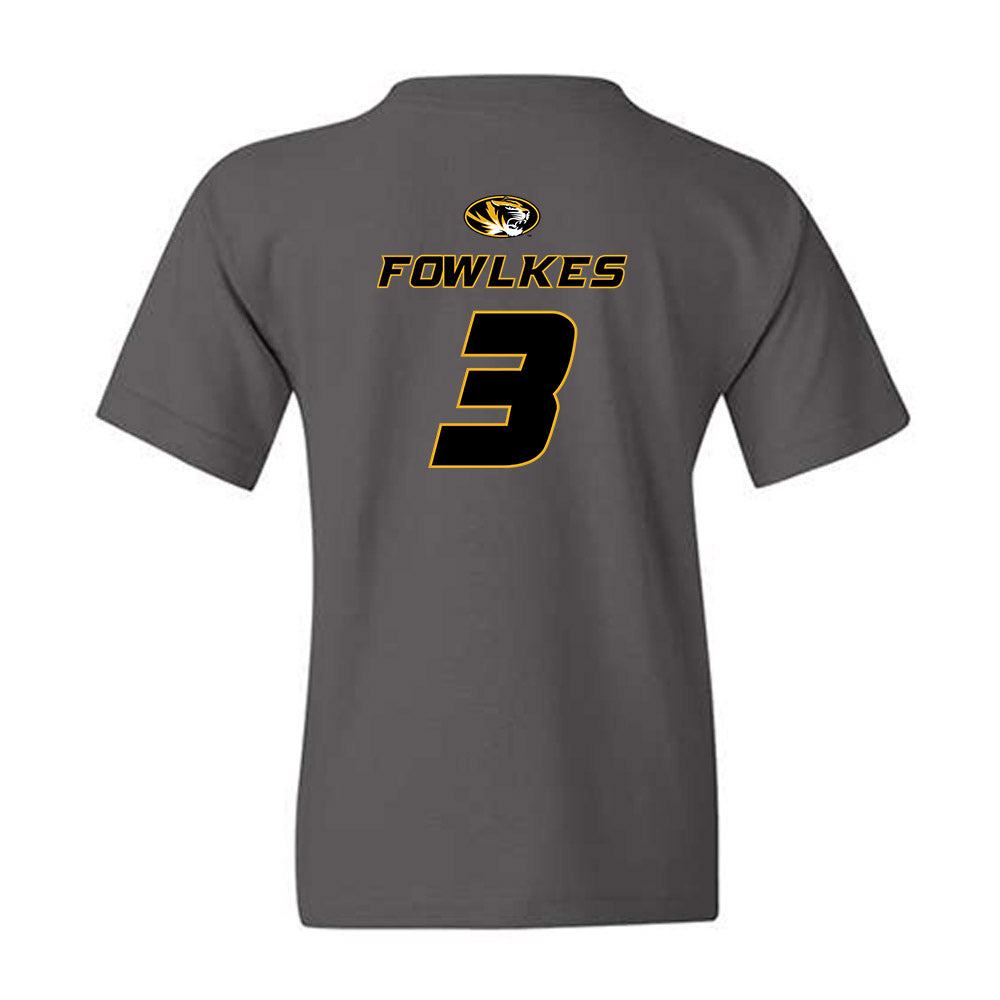 Missouri - NCAA Football : DaMarion Fowlkes - Classic Shersey Youth T-Shirt-1