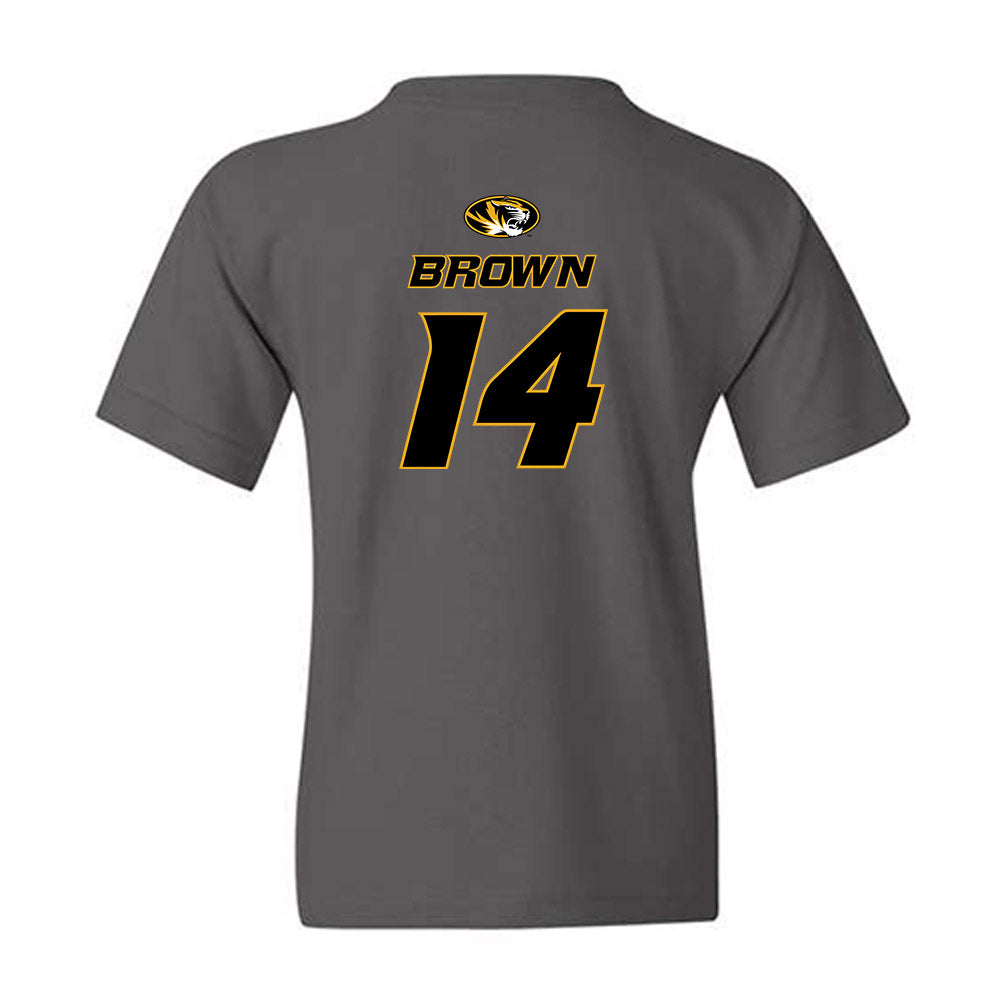 Missouri - NCAA Football : Brett Brown - Classic Shersey Youth T-Shirt-1