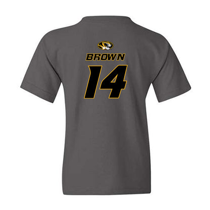 Missouri - NCAA Football : Brett Brown - Classic Shersey Youth T-Shirt-1