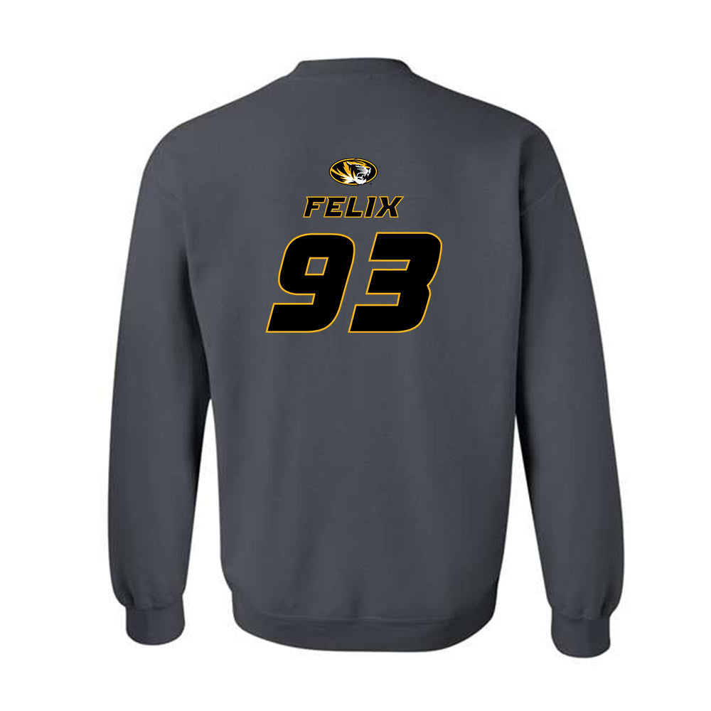 Missouri - NCAA Football : Jocques Felix - Classic Shersey Crewneck Sweatshirt-1