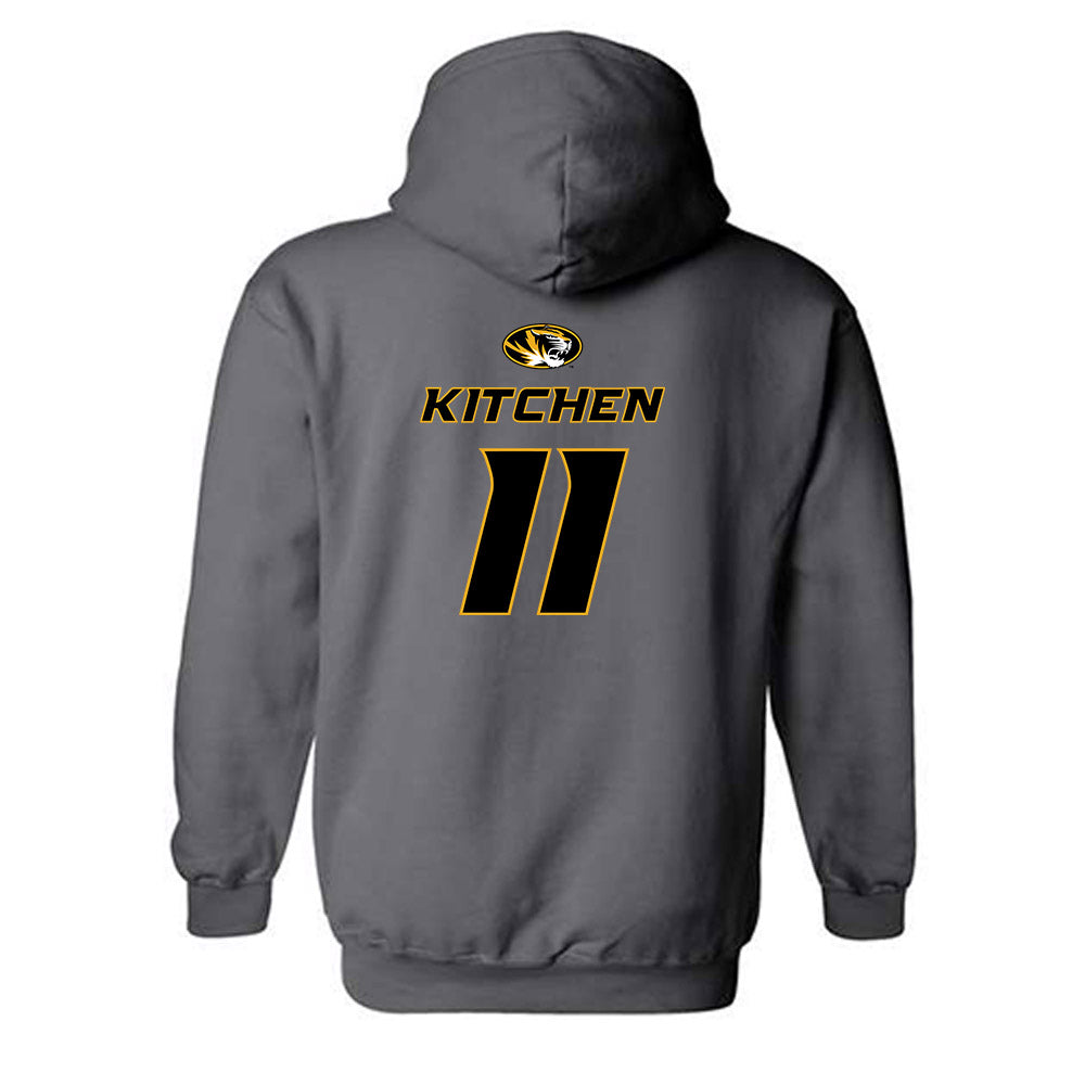 Missouri - NCAA Football : Langden Kitchen - Classic Shersey Hooded Sweatshirt-1