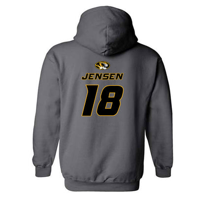 Missouri - NCAA Football : Isaac Jensen - Classic Shersey Hooded Sweatshirt-1