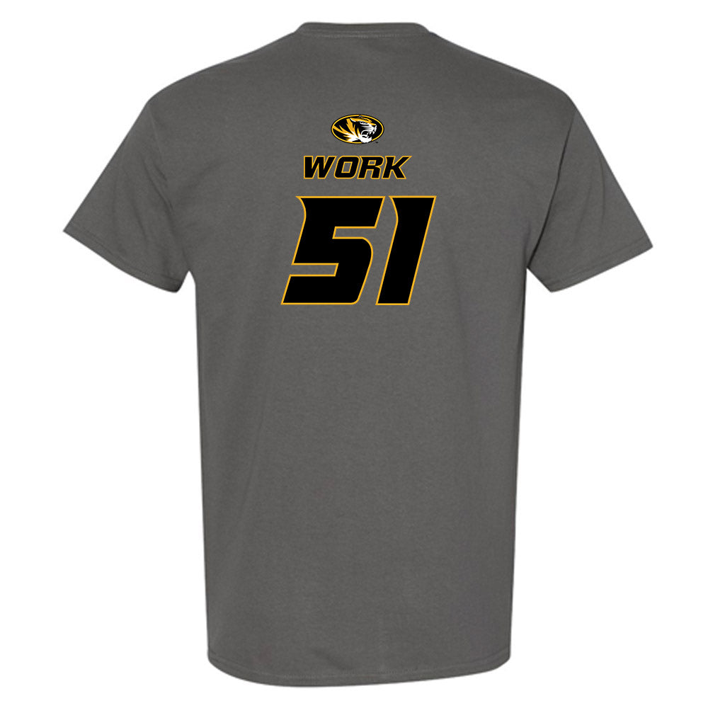 Missouri - NCAA Football : Luke Work - Classic Shersey T-Shirt-1