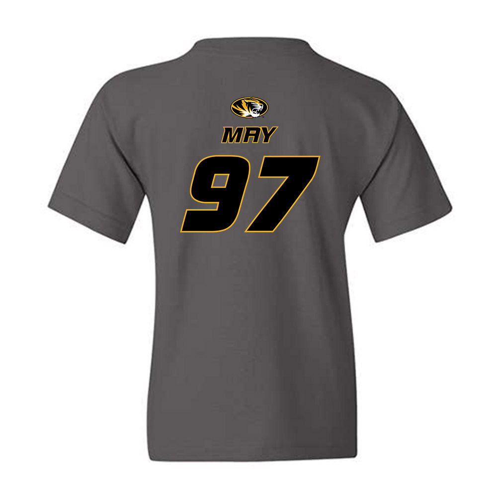 Missouri - NCAA Football : CJ May - Classic Shersey Youth T-Shirt-1