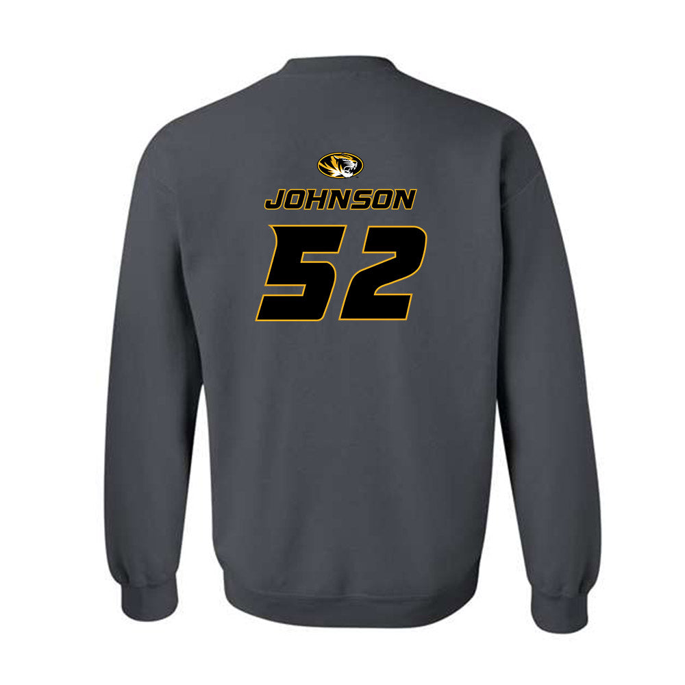 Missouri - NCAA Football : Demarcus Johnson - Classic Shersey Crewneck Sweatshirt-1
