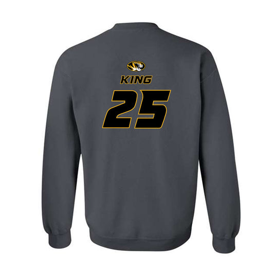 Missouri - NCAA Football : Jason King - Classic Shersey Crewneck Sweatshirt-1