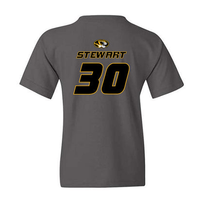 Missouri - NCAA Football : Carter Stewart - Classic Shersey Youth T-Shirt-1