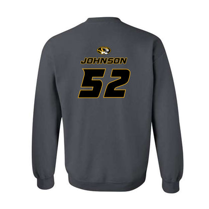 Missouri - NCAA Football : Demarcus Johnson - Classic Shersey Crewneck Sweatshirt-1