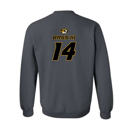Missouri - NCAA Football : CJ Bass III - Classic Shersey Crewneck Sweatshirt-1