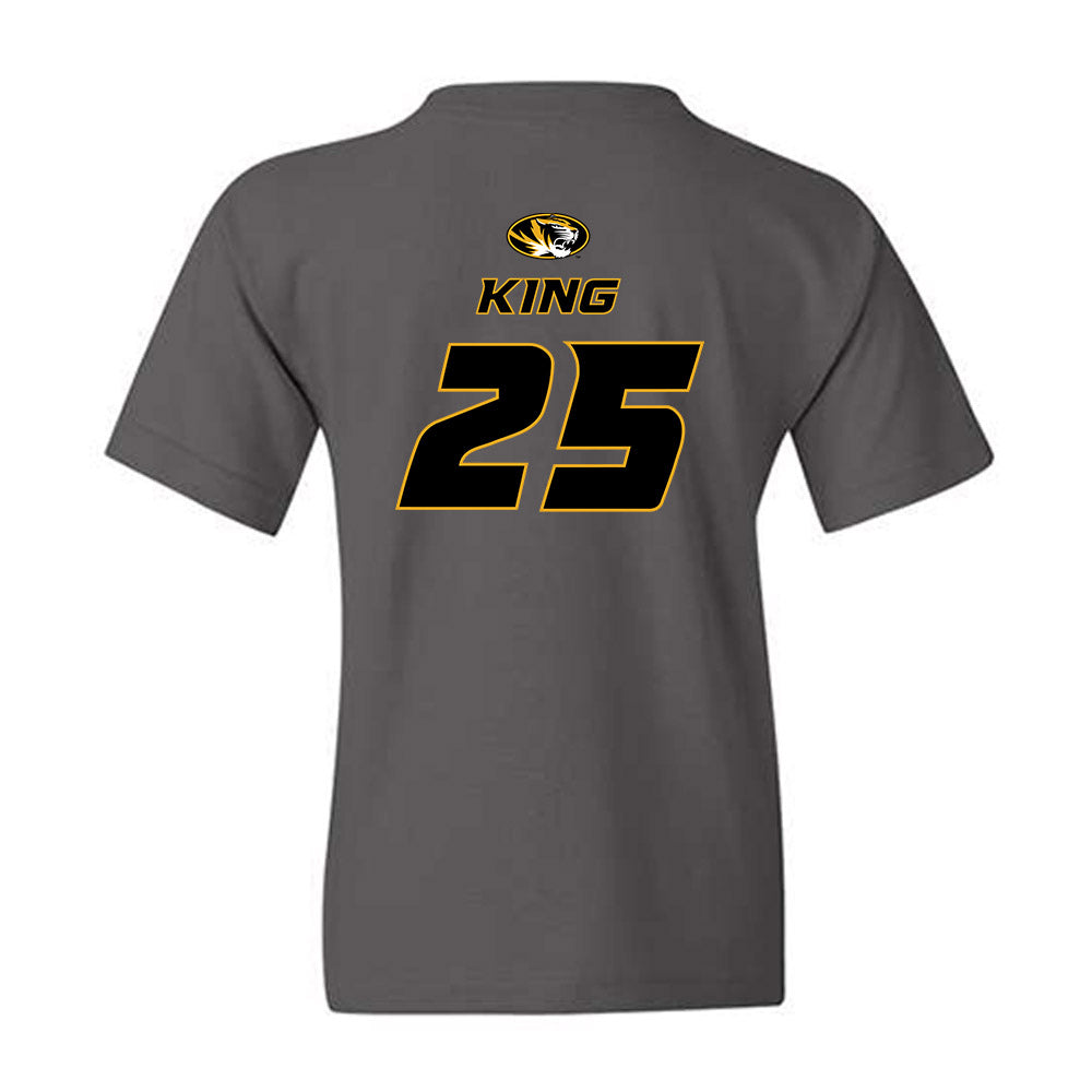 Missouri - NCAA Football : Jason King - Classic Shersey Youth T-Shirt-1