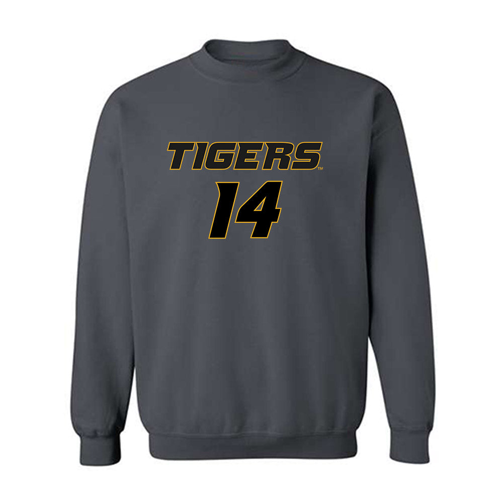 Missouri - NCAA Football : CJ Bass III - Classic Shersey Crewneck Sweatshirt-0