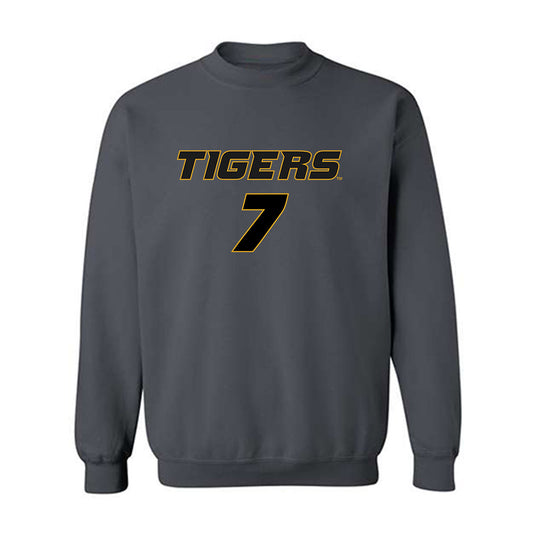 Missouri - NCAA Football : Kensley Louidor Faustin - Classic Shersey Crewneck Sweatshirt-0