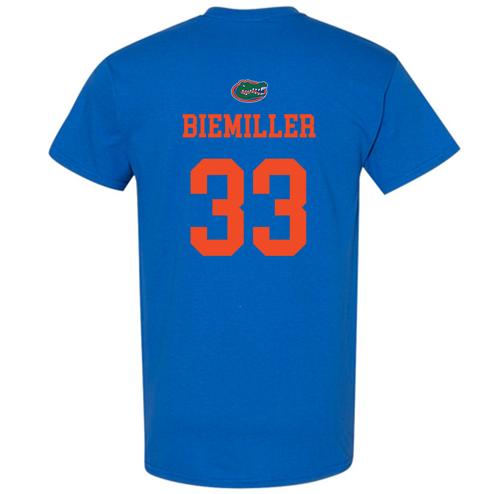 Florida - NCAA Baseball : McCall Biemiller - Generic Shersey T-Shirt-1