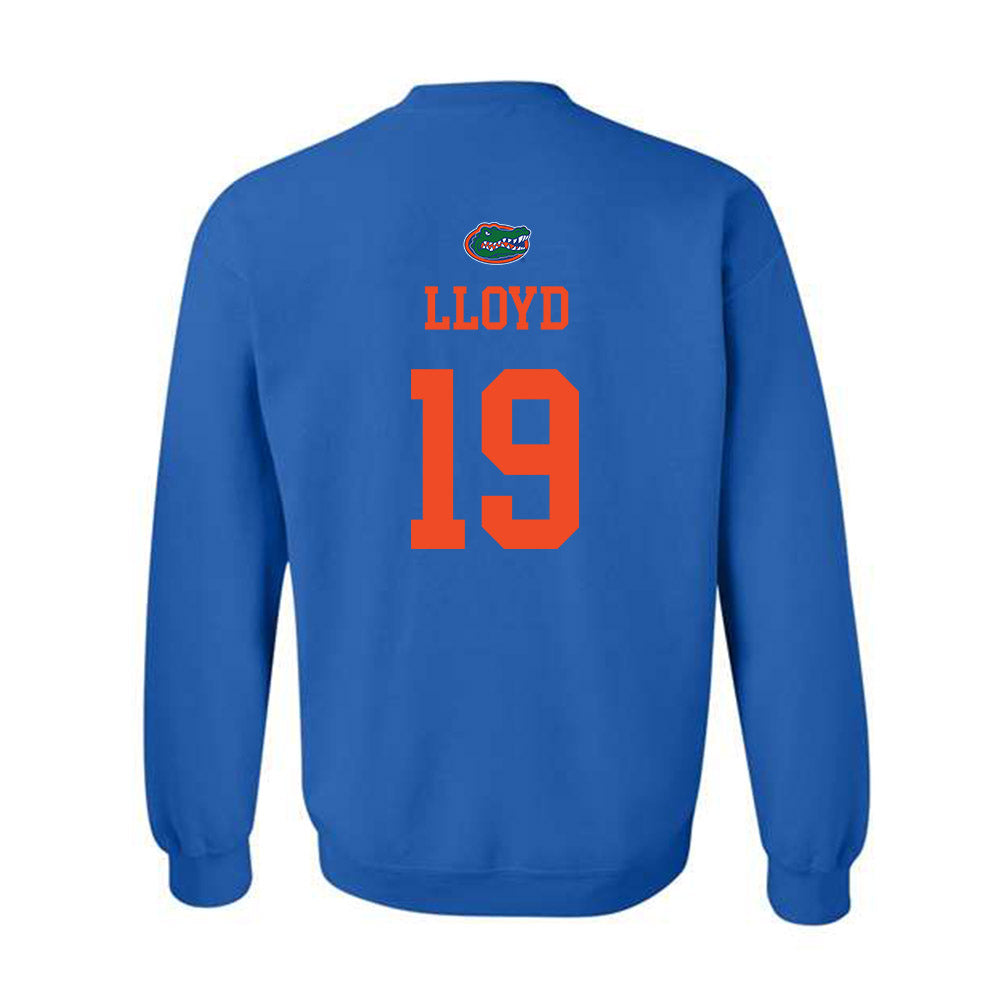 Florida - NCAA Football : Jaylen Lloyd - Generic Shersey Crewneck Sweatshirt-1