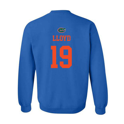 Florida - NCAA Football : Jaylen Lloyd - Generic Shersey Crewneck Sweatshirt-1