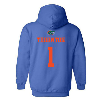 Florida - NCAA Football : Bryce Thornton - Generic Shersey Hooded Sweatshirt-1