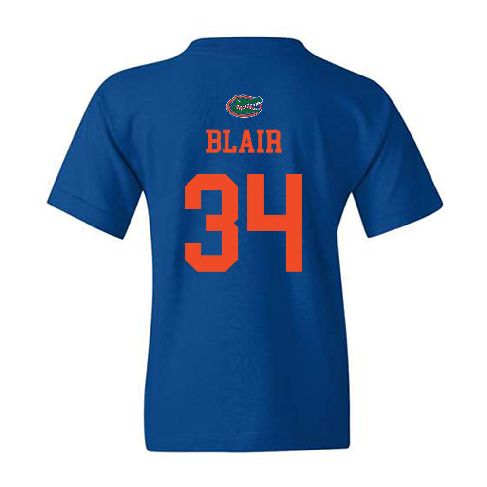 Florida - NCAA Baseball : Eli Blair - Generic Shersey Youth T-Shirt-1