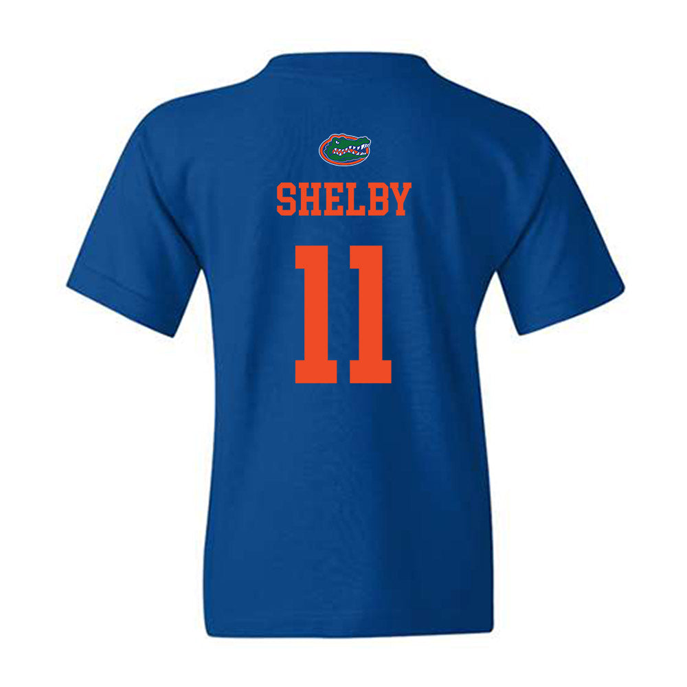 Florida - NCAA Women's Volleyball : Nadiya Shelby - Generic Shersey Youth T-Shirt-1