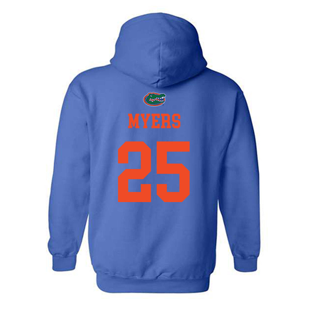 Florida - NCAA Baseball : Kolt Myers - Generic Shersey Hooded Sweatshirt-1